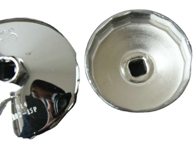 Mirror Pollished Oil Filter Cup Wrench , Effortless Oil Filter Wrench Cap