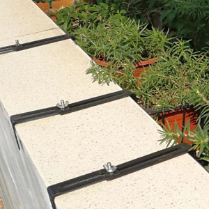 Metal Window Box Holder with Adjustable Size 6 to 12 Inches and Butterfly Design