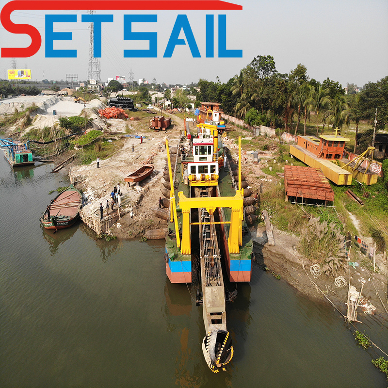 Hydraulic Control Cutter Suction Dredge Equipment for River Sand