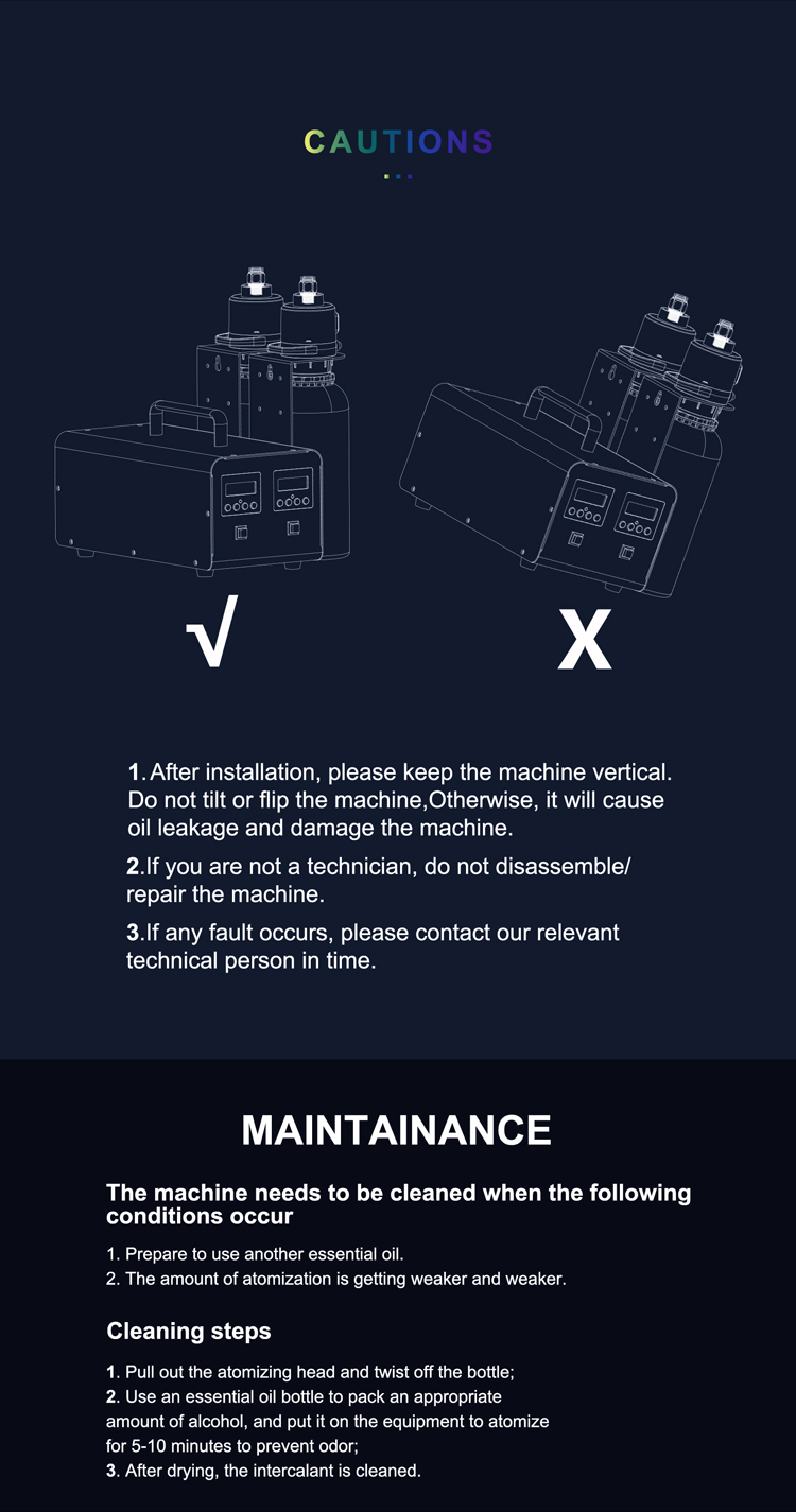 New Multi-functional Split Type Aromatherapy Machine Double Nozzle Machine Room Assembly Line Large Aromatherapy Machine