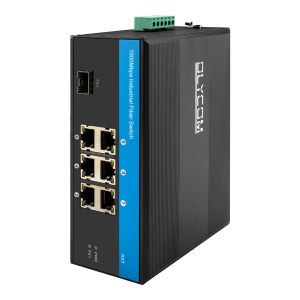 IP40 POE Network Switch Gigabit Ethernet For Harsh Outdoor Environment