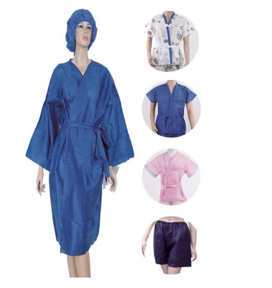 SMS Nonwoven Spa Disposable Kimono Robe