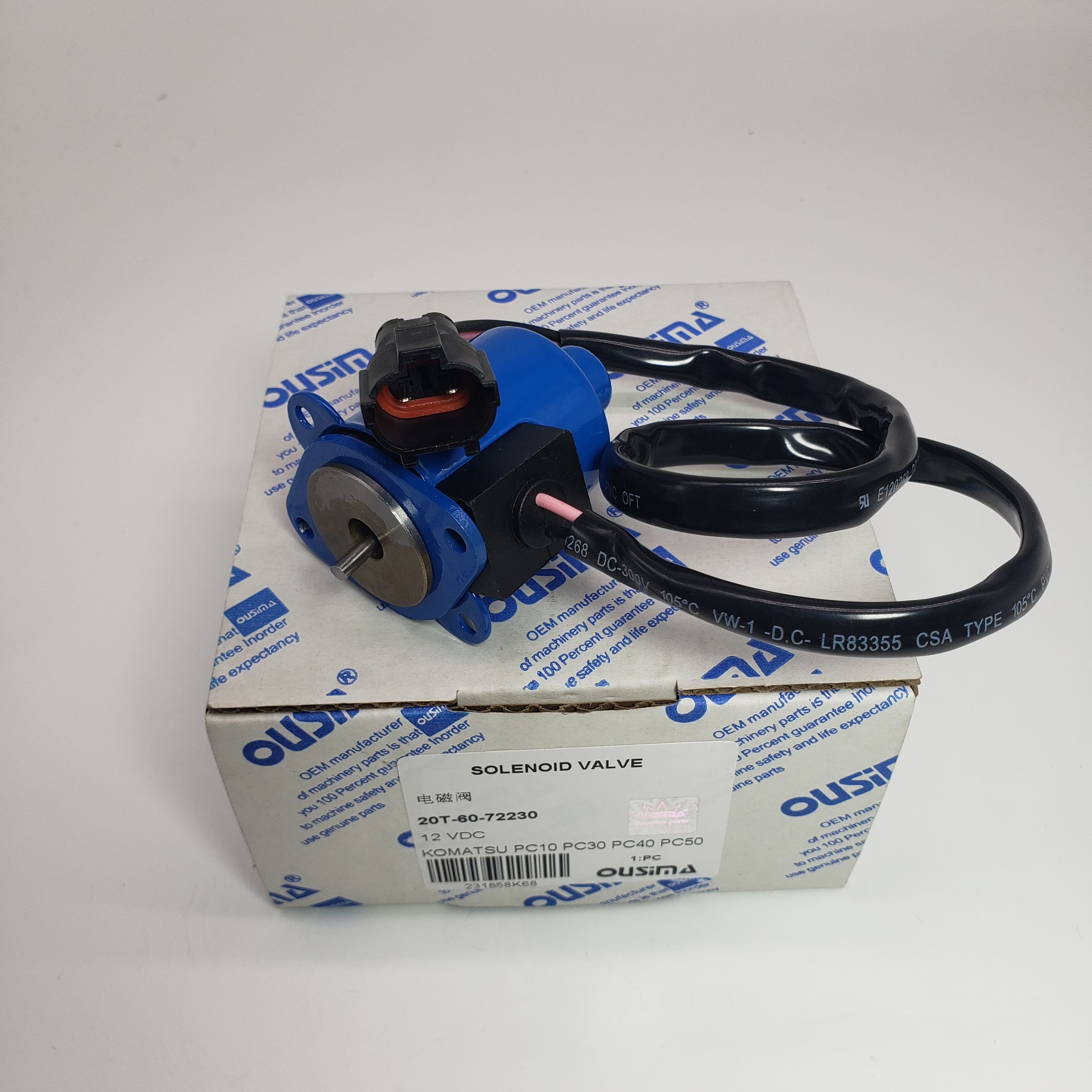 Solenoid Valve 20T-60-72230 For KOMATSU PC35R PC45 PC50UD