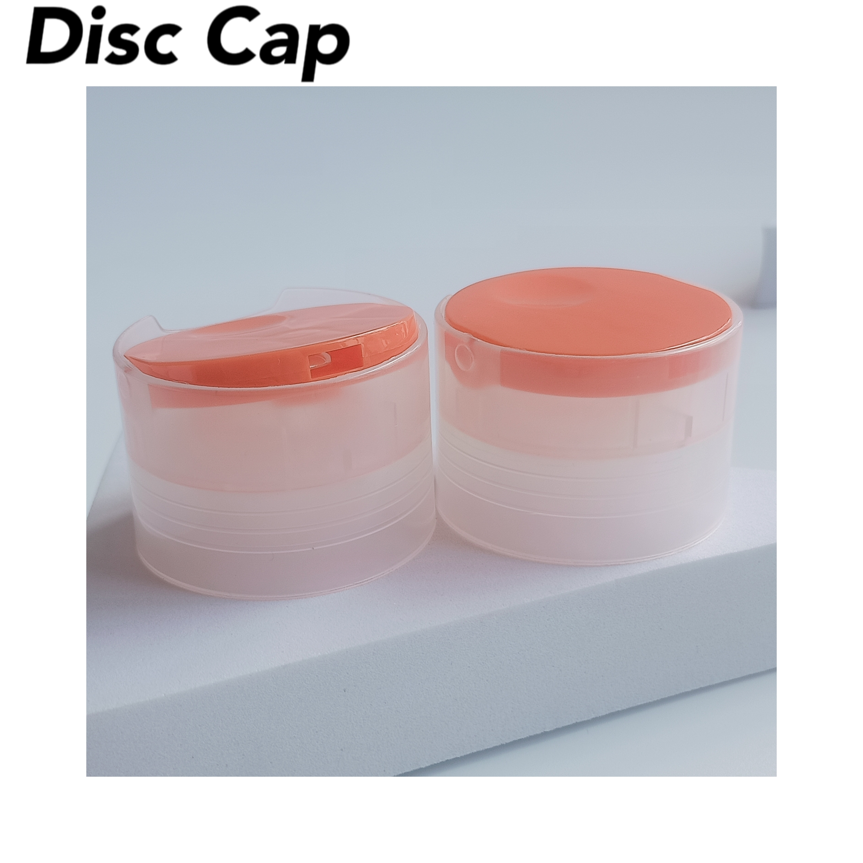 18mm 20mm 24mm 28mm Plastic Round Disc Top Caps for Body Packaging Double Wall Design
