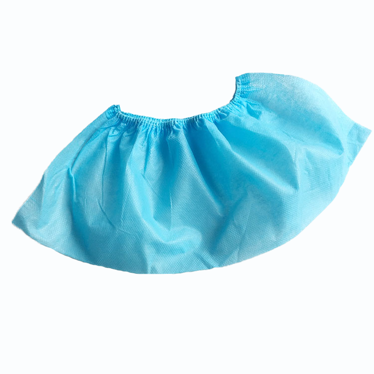 S&J Premium Shoe Covers Plastic PP PE Anti-slip Waterproof Disposable Non woven Safety Shoes Protector Cover