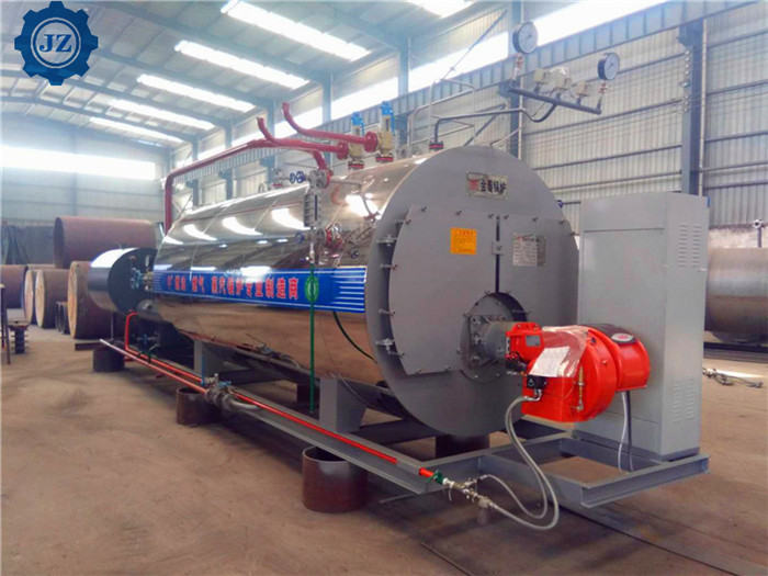 Horizontal Gas Oil Fired 2 Tons 2000kg 150hp Industrial Steam Boilers For Tomato Paste Processing Machine