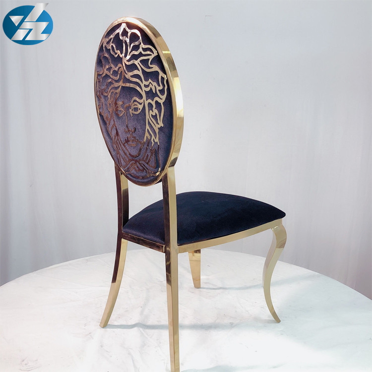 Versache Back Black Velvet Dining Chairs Stainless Steel Golden Chair