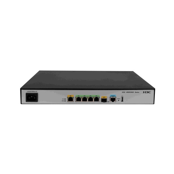 Quality High-Performance Multi-Service Router H3C RT-MSR2600-6-X1 For Secure & Scalable Networking for sale