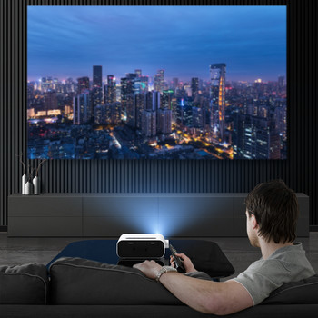 120 ANSI Portable Mini Led Projector , Home Movie Projector With 5G Wi Fi Version USB BT