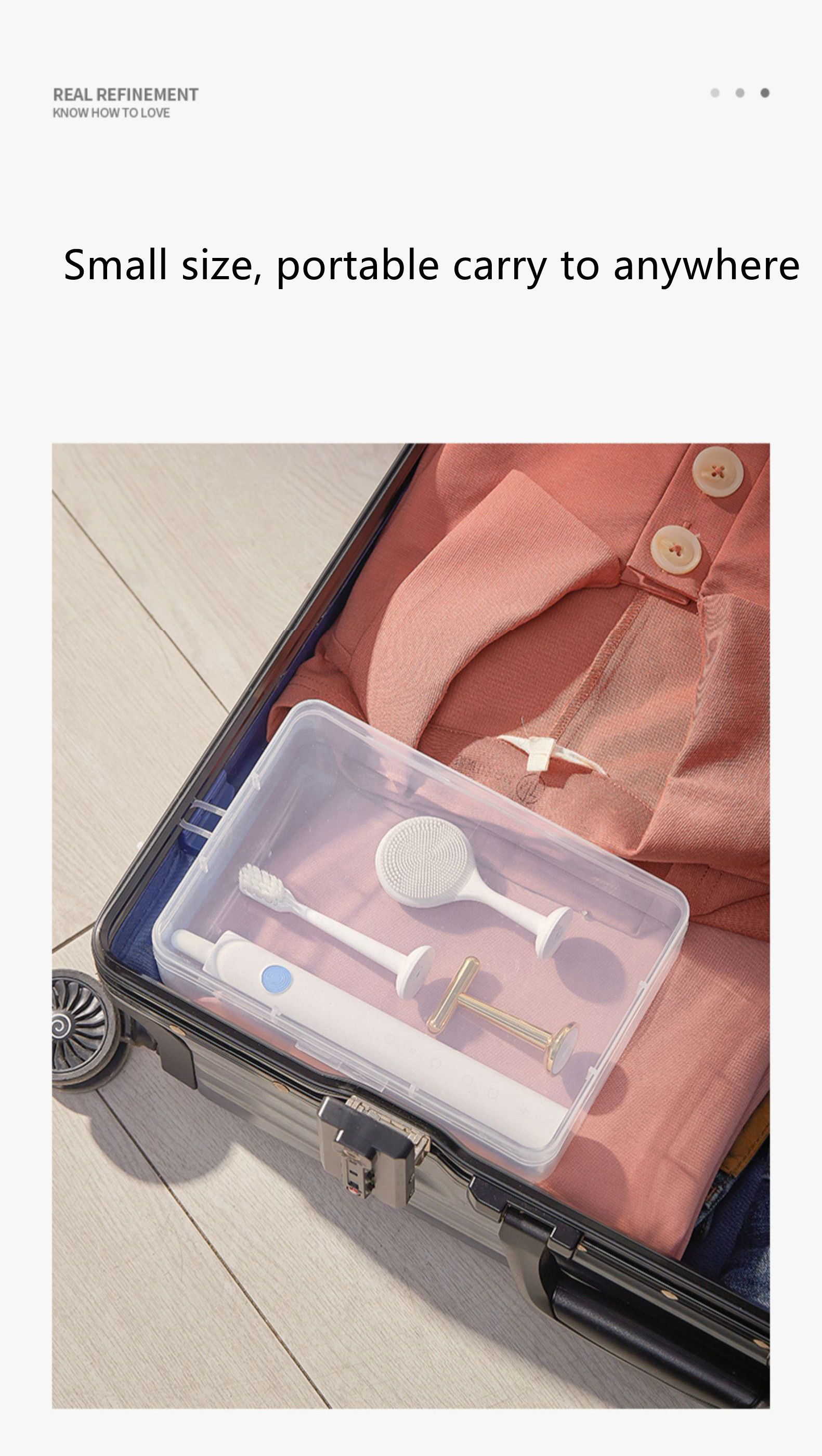 Portable Toothbrush 3 In 1 Sonic Electric Cleaning Tools
