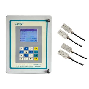 High Quality Clamp On Dual Channel Ultrasonic Flowmeter Fluid Control
