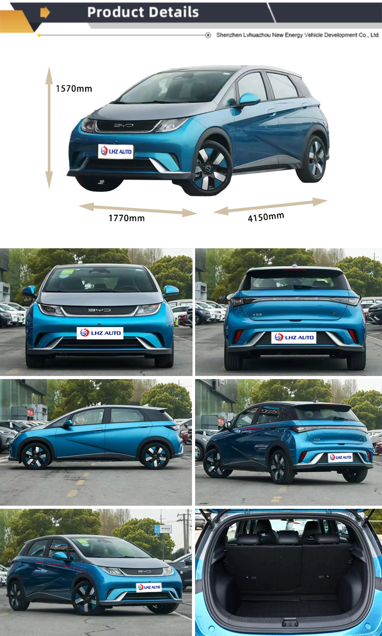 BYD Dolphin Long Range Pure Electric Vehicle with 180Nm Maximum Torque and Five Doors