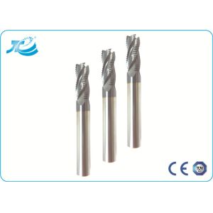 China TiAlN Coating Flat End Mill Solid Carbide Cutting Tools 3 - 4 Flute on sale