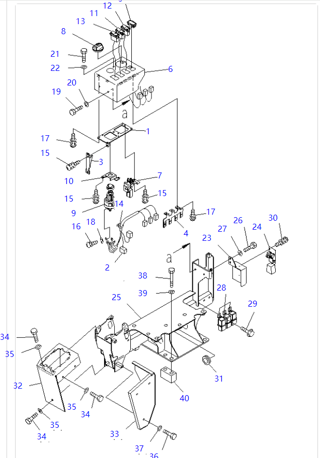 20Y0624681 20Y-06-24681 Switch Excavator Electric Parts Support For KOMATSU PC100 PC120
