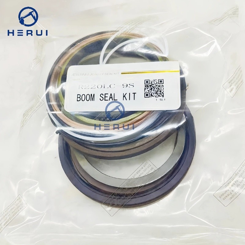 Construction Machinery Parts Boom Cylinder Seal Kit For Hyundai Excavator R220LC-9S