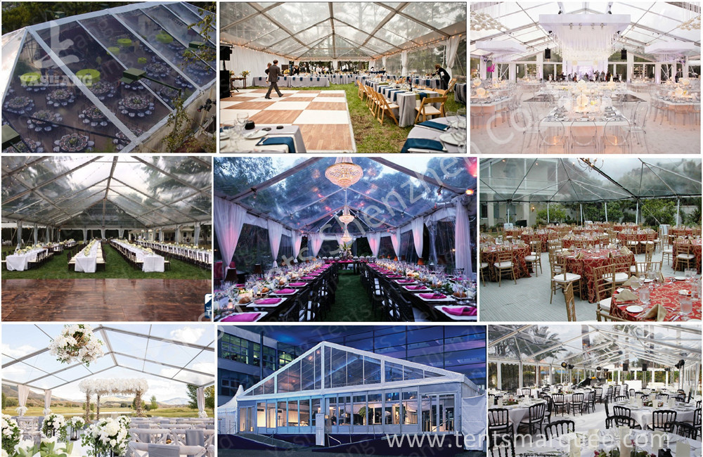 Decorations Clear Top Tent Wedding Party , transparent tents for weddings