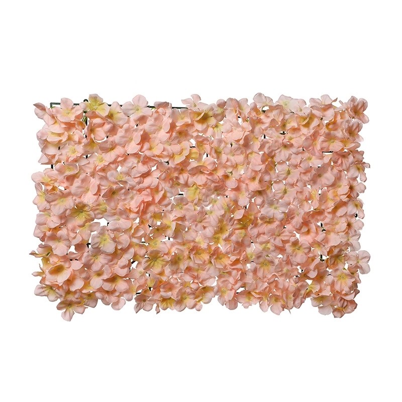 Artificial Flowers Preserved Hydrangea Flowers Wall For Homee Decoration