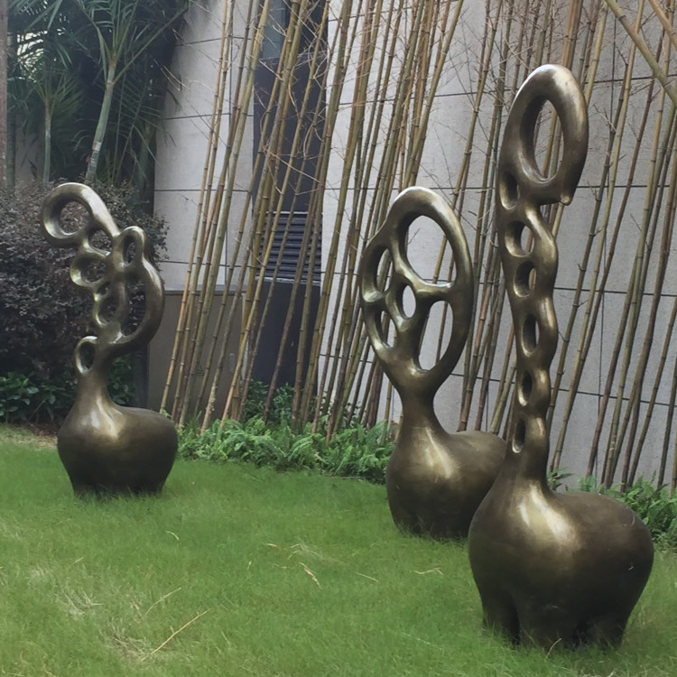 Handmade Bronze Garden Statues Outdoor Decorative Penguin Sculpture
