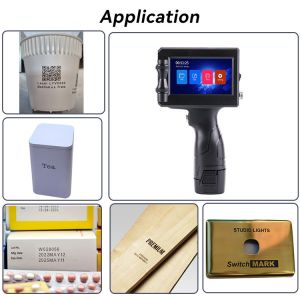 Lightweight Portable Handheld Inkjet Barcode Printer , Handheld Mobile Inkjet