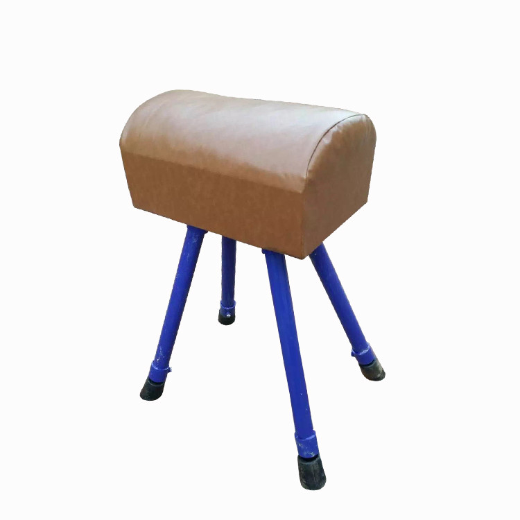 Adjustable Wood Gym Pommel Horse 1.1-1.5M Size Bodybuilding Exersice Easy Install