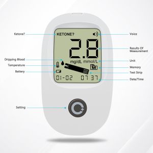  Medical Equipment Glucose Meter Quick Test Glucometer With 50 Test Strips and Lancets Kit Manufactures