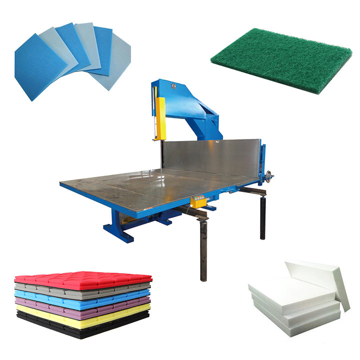  500mm Manual Vertical Blade Saw Cutter for EPE PE EVA PU EPS Foam Sheet Block Cutting Manufactures