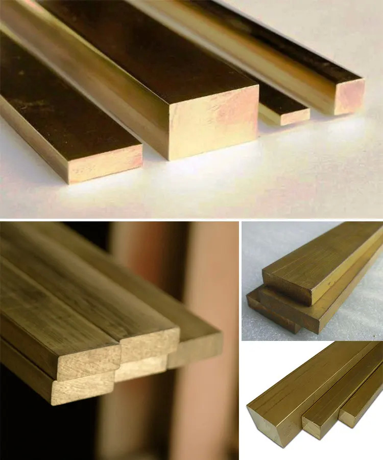 Polished Bright Flat Copper Sheets Brass Flat Stock