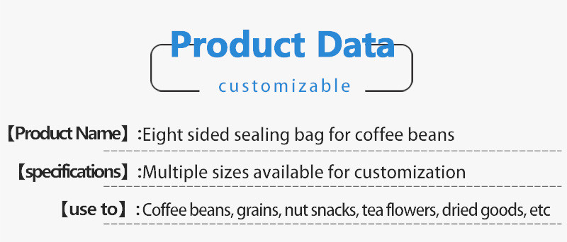 Custom Coffee Bean Packaging Bags Pouch Preserving Coffee'S Aroma Revolutionary One Way Exhaust Valve