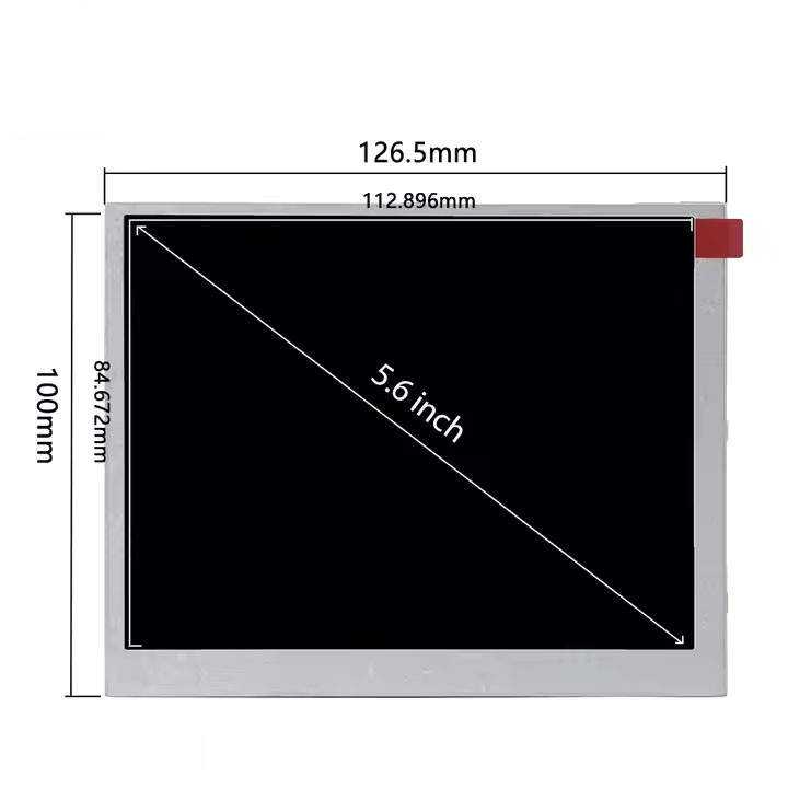 640x480 Industrial TFT Display 5.6 Inch Industrial Display Panel 350cd/m2