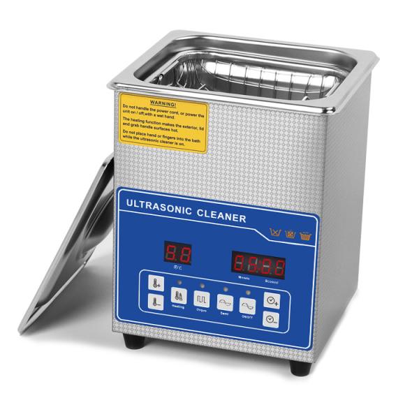 Stainless Steel 2L Ultrasonic Cleaner Dual-Freq Pro for Jewelry Glasses Tools