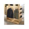 Buy cheap Four Sides Wooden Gondola Display Stands Aluminum Slot Hanging For Hanging from wholesalers