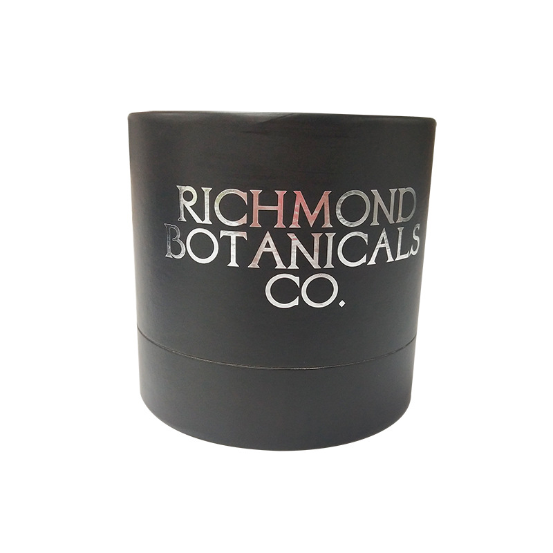 Antiwear Black Cardboard Tube Packaging , Ultraportable Cardboard Packing Tubes