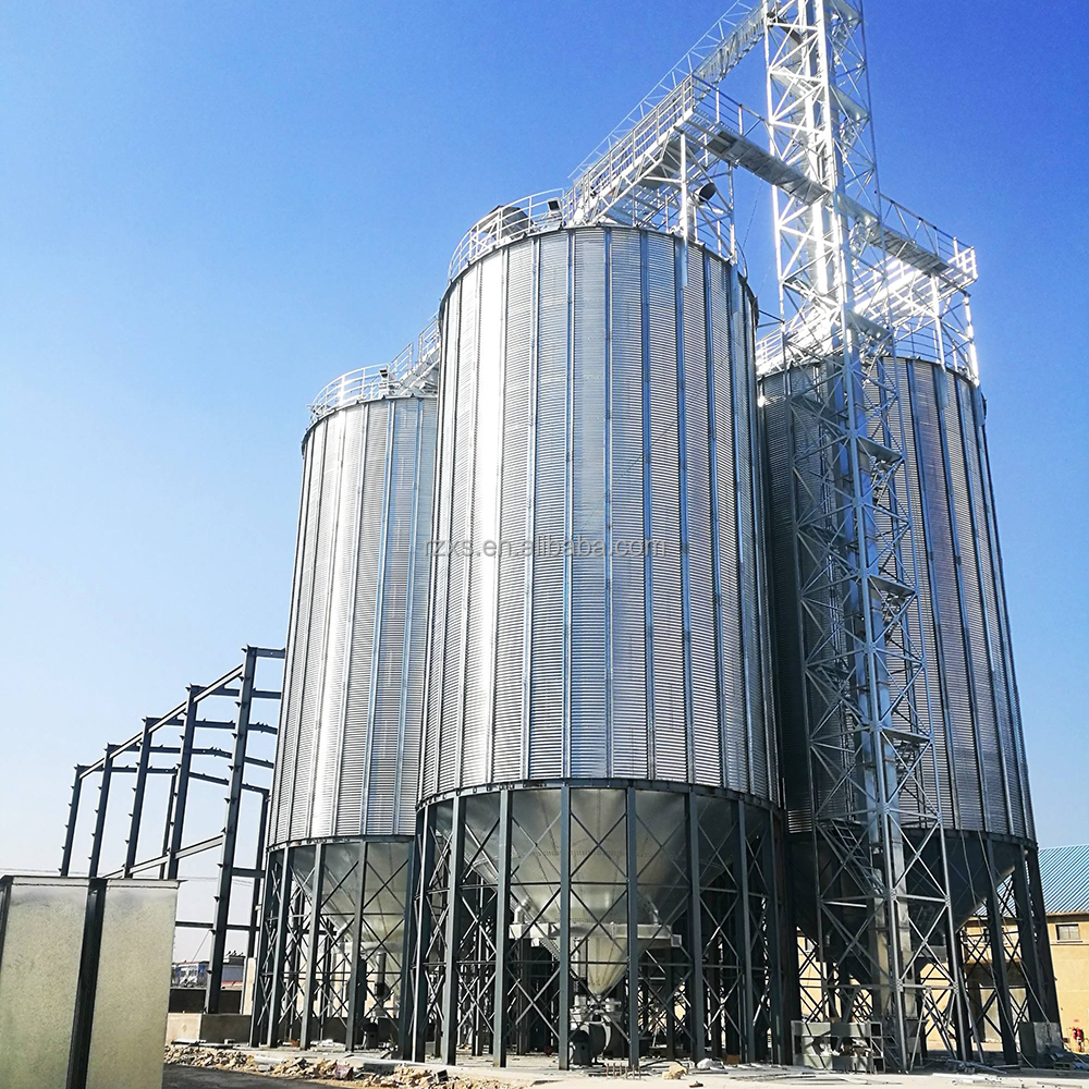 STR 50t High Moisture Corn Storage Hopper Bin Grain Dispenser Grain Silo Made to Last