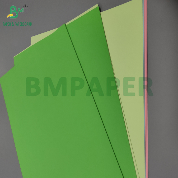80gsm 110gsm Uncoated Color Bristol Paper Board For School Handcraft 61 x 86cm