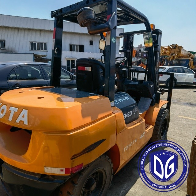 Origin Japan 4ton Used Toyota Forklift Toyota 4Ton Secondhand Toyota Forklift 4Ton