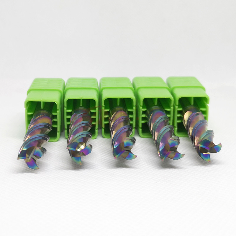 10mm 3/8" Aluminum End Mill Hss Roughing With 3 Flute DLC Coating