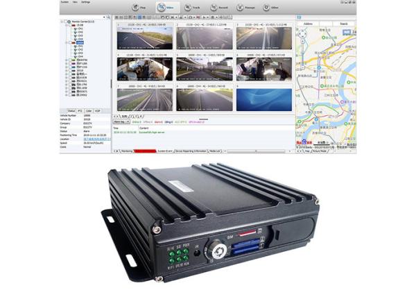 4G 720P 4CH AHD Truck DVR For Real Time Monitoring