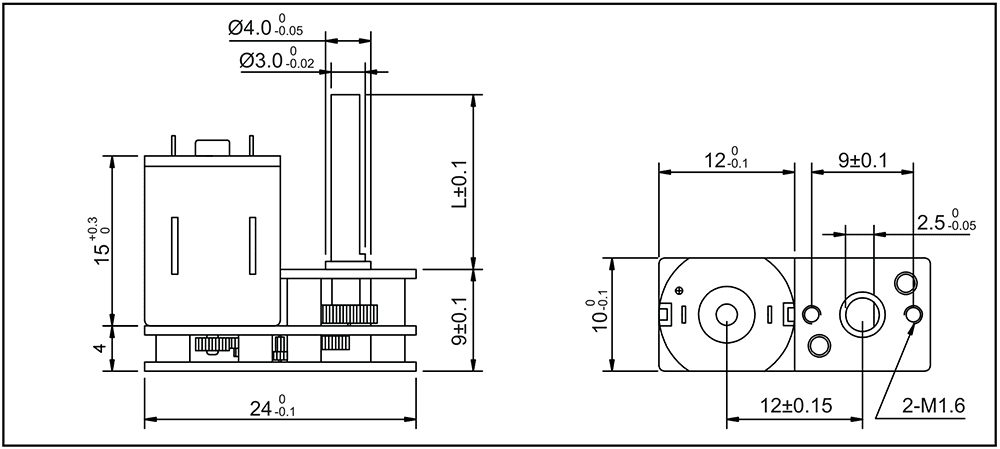 10mm High Speed N20 DC Motor For Gear Motor 