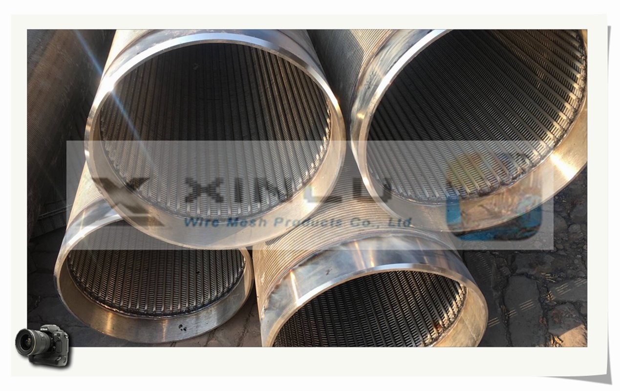 Ladder-Shaped Liquid Input Wire Wrap Screen Tube / Stainless Steel 205 / 304 / 316 / 316L Slot Water Well Johnson Screen