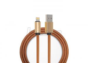 China 5V 2.4A PU Covered Micro USB Data Cable Charging and Data Cable for Samsung iPhone on sale