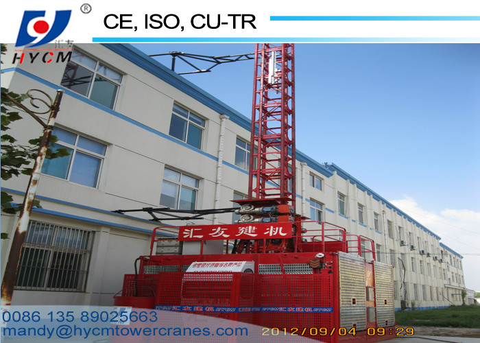 2*2000 kg Double Cages SC200/200 Material Hoist Construction Tower Hoist Manufacturers