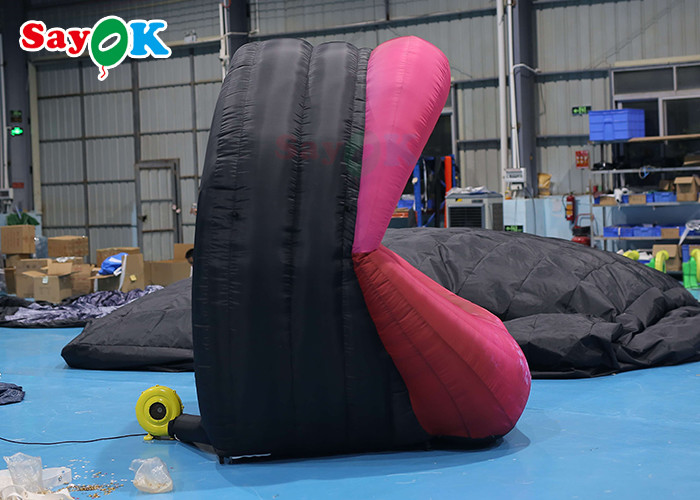 Tarpaulin Custom Inflatable Products For Pub Music Party Mouth Lip Model Decoration