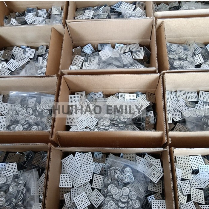 Perforated Base Insulation anchor Pins For Reinforceing Sound Absorbing Fabrics