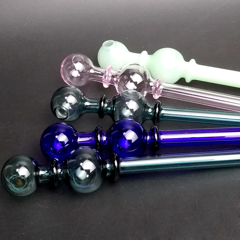 Honeybird Handmade Glass Smoking Pipe With Colors Recycler Oil Rigs Glass Balancer