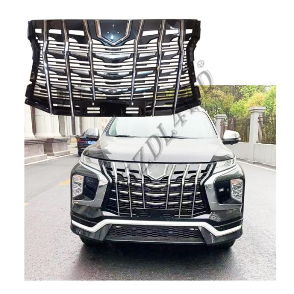 Mitsubishi Pajero Sport 2020+ Front Grill Mesh Easy Installation Black