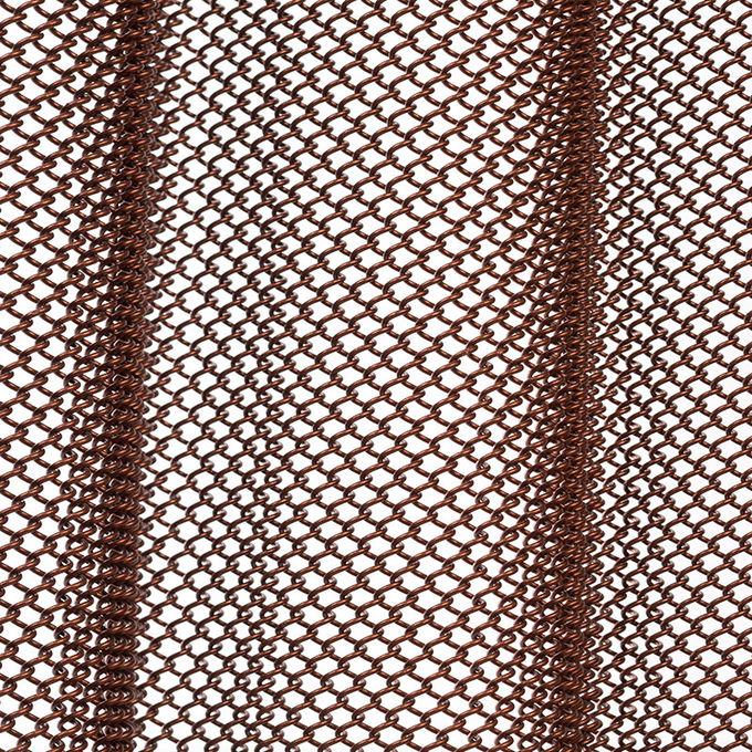 Heavy-duty Metal Wire Mesh Curtains For Fireplace Screen Systems