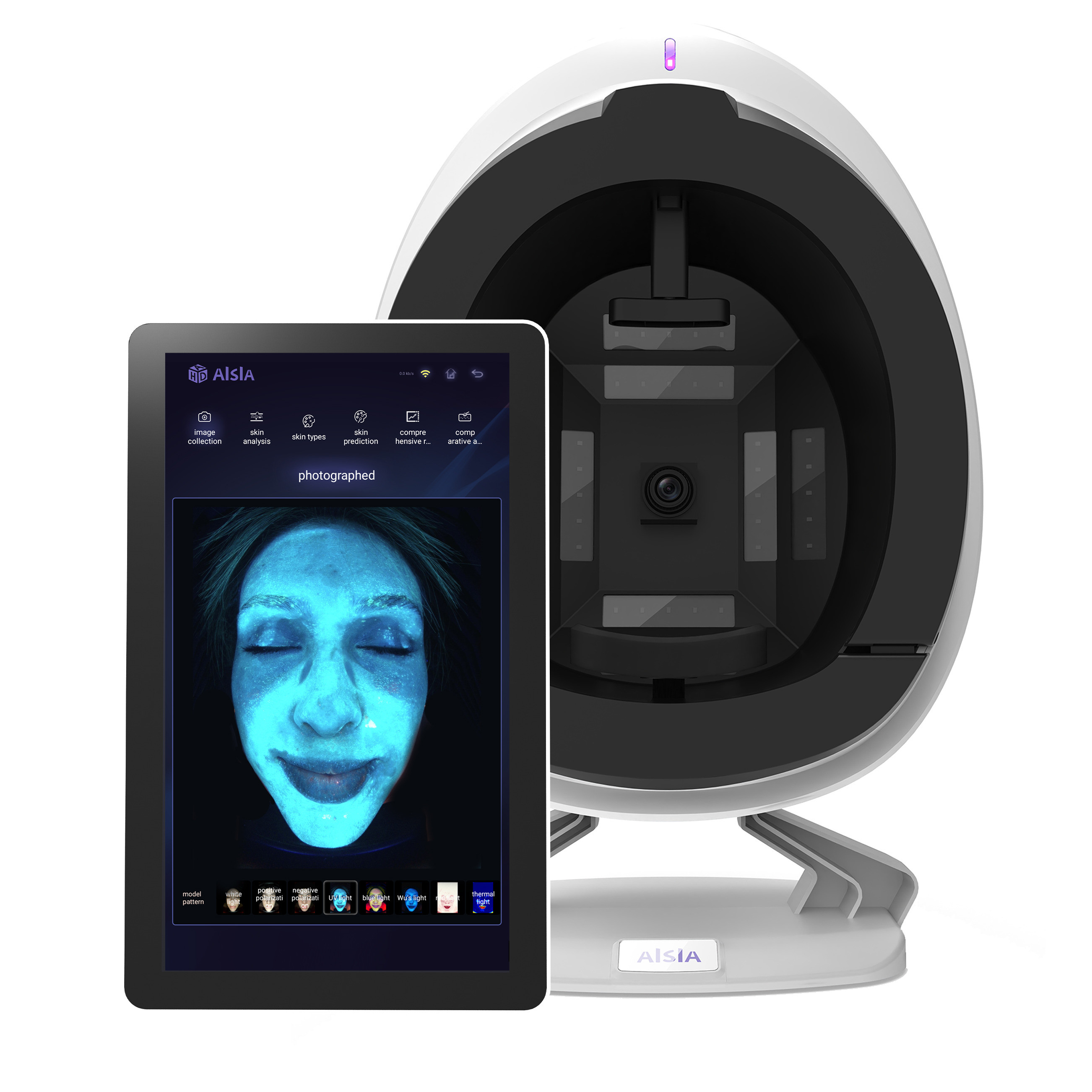 USB 2.0 Port Portable Skin Analysis Machine , Facial Scanner Skin Analyzer Machine