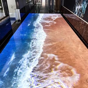 3d Ir Camera Motion Capture Interactive Ground Projection System