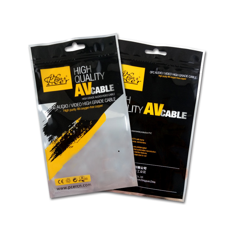 Custom printed anti static OPP Flat Plastic bag for electronic packaging bags