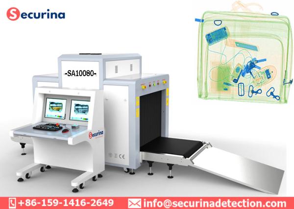 Big Tunnel 100*80cm X Ray Cargo Scanner, X Ray Luggage Screening Equipment
